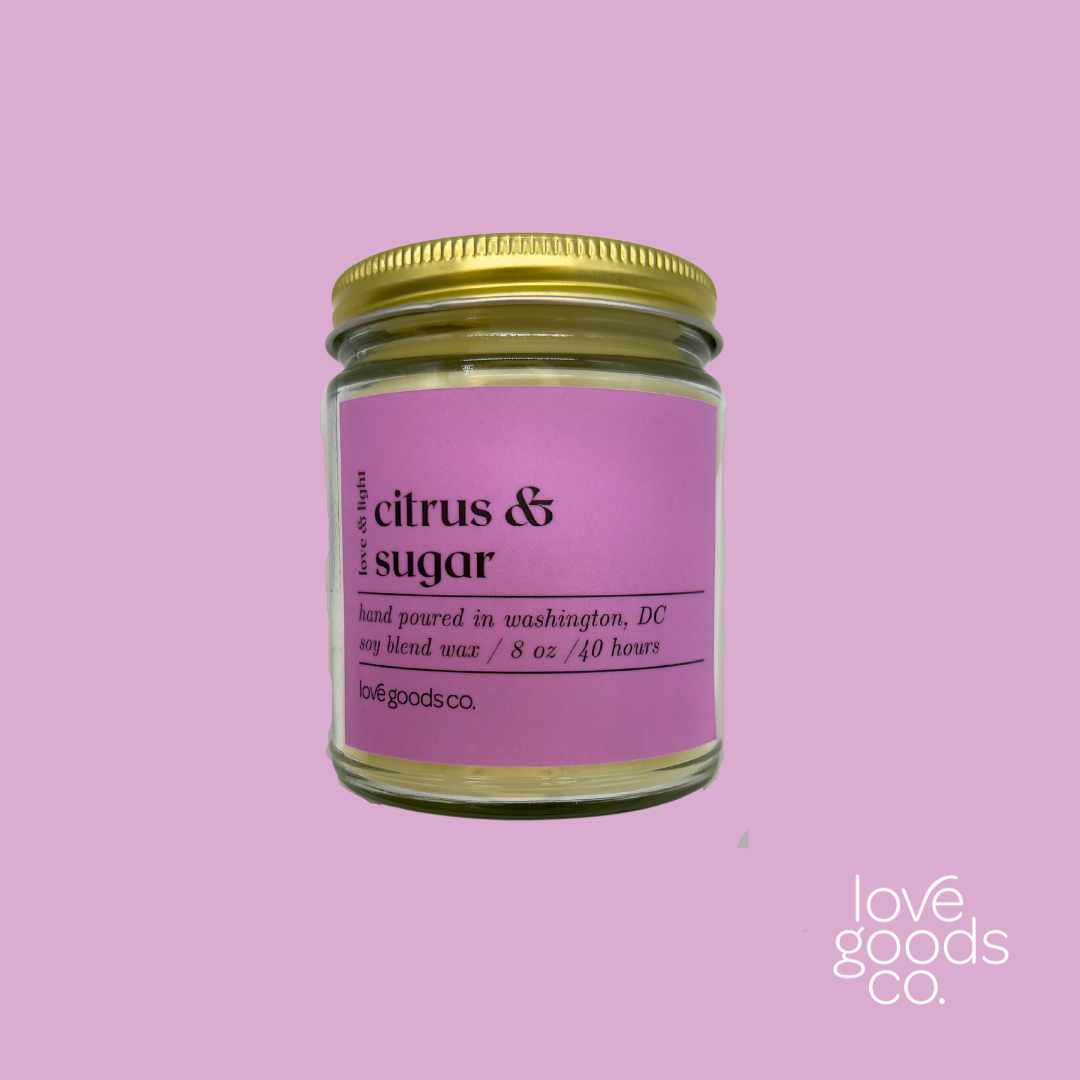 Love + Light Candle Collection (9 oz) – Glass Jar