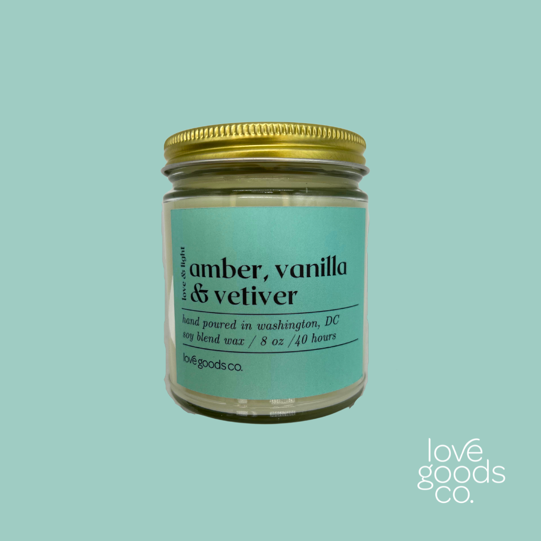 Love + Light Candle Collection (9 oz) – Glass Jar