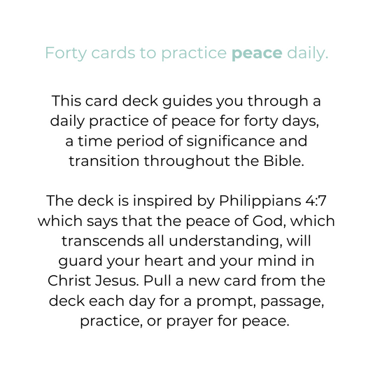The Peace Deck